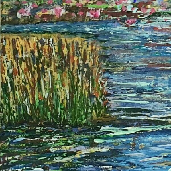 By the Riverside, Original Irish Landscape Painting by Mary O’Donnell 8